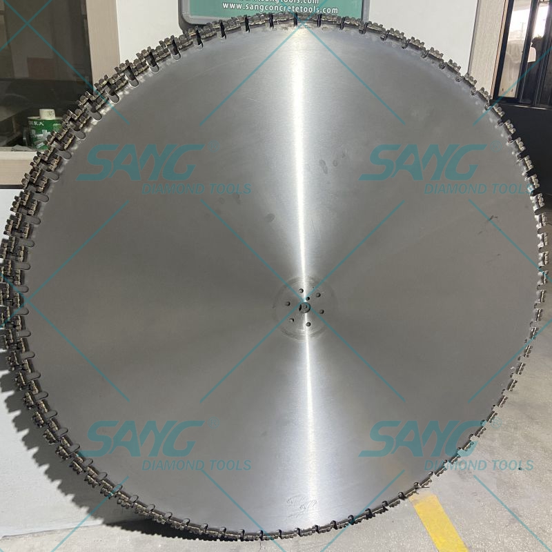 taglio rapido da 800 mm a forma di sega a forma di sega per taglio del calcestruzzo