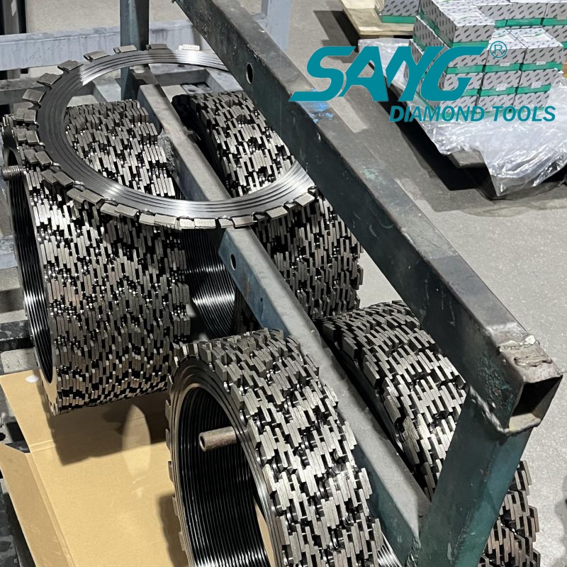 Blade di taglio della sega in cemento diamante tenuta a mano