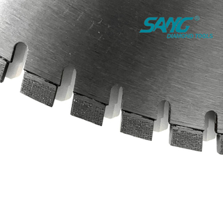600 mm lama per sega a parete diamantata saldata laser per calcestruzzo