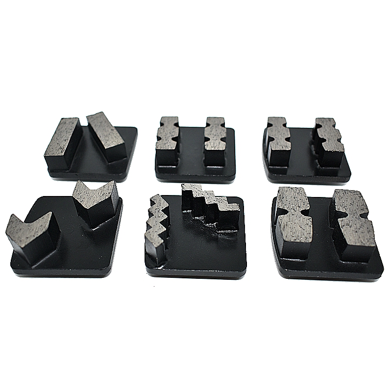 Husqvarna Redi Lock Blocco in metallo Strumenti in cemento Diamond Diamond Segmenti con 2 barre di segmento