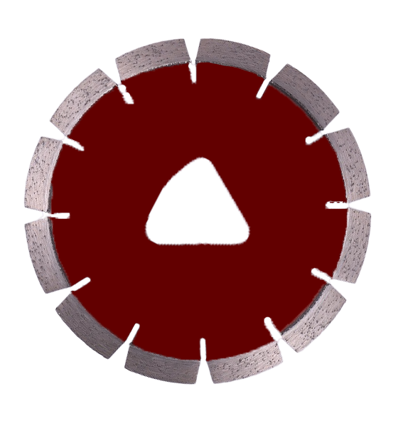 Triangle Design Early Entry Laser Diamond Saw Blade per taglio delle piastrelle in ceramica in marmo duro