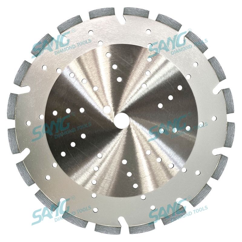 Arrey Pattern Arix Laser saldato da 14 pollici da 14 pollici 350 mm con sega a diamante premium per cemento, mattoni, blocco e muratura asciutto o bagnato