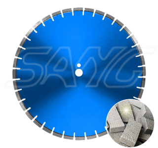 lama di sega in cemento diamante saldata per arix per macchina da taglio in cemento