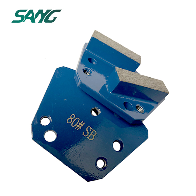 Trapezoid Diamond doppio rettangolo rettangolare segmenti di macinazione per diamatico blastrac janser asl mk klindex smerigliatrice per pavimento in cemento