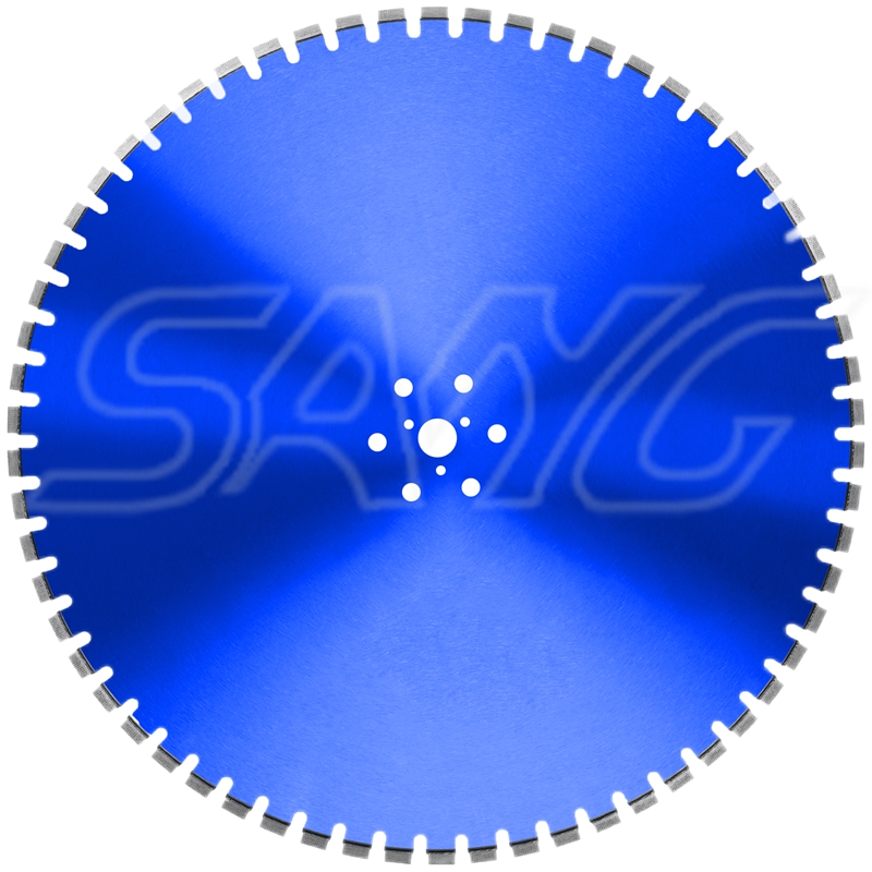 Grande lama di lama di diamante Saw lame da sega a taglio bagnato per tagliare la parete in cemento e i materiali da costruzione