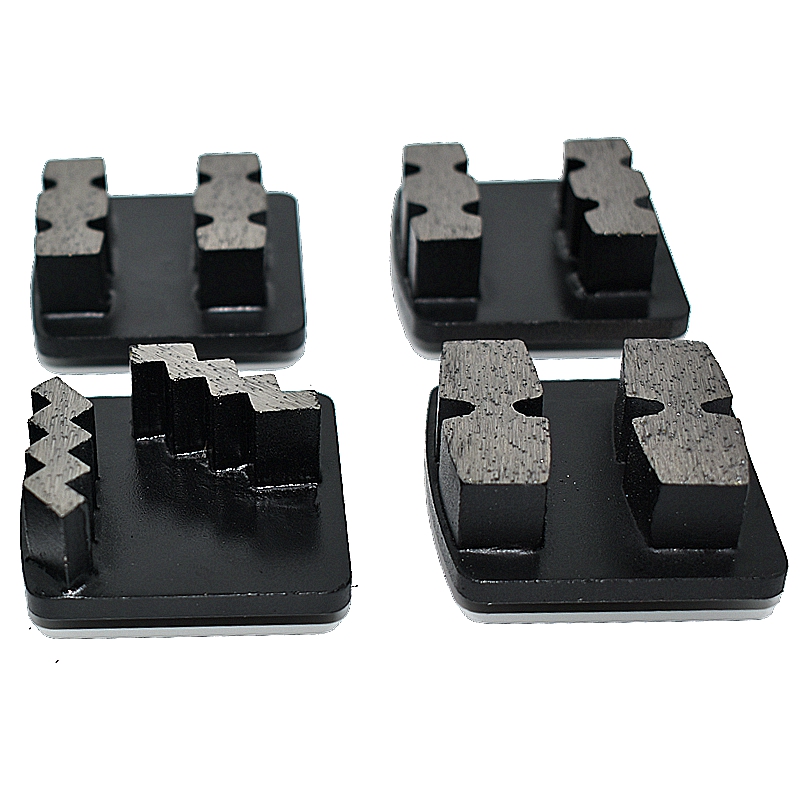 Husqvarna Redi Lock Blocco in metallo Strumenti in cemento Diamond Diamond Segmenti con 2 barre di segmento