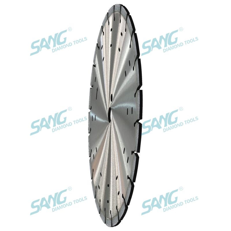 Blade per sega a diamante a diamante a diamante saldata da 350 mm per taglio in cemento per taglio in cemento