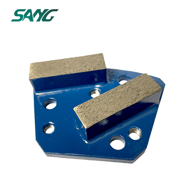 Trapezoid Diamond doppio rettangolo rettangolare segmenti di macinazione per diamatico blastrac janser asl mk klindex smerigliatrice per pavimento in cemento