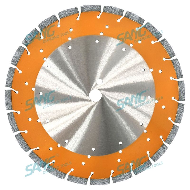 Qualità premium 350 mm da 14 pollici di saldatura laser arix tagliente per taglio del calcestruzzo