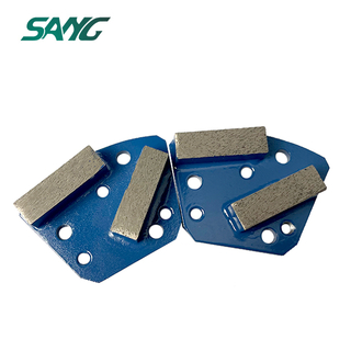 Trapezoid Diamond doppio rettangolo rettangolare segmenti di macinazione per diamatico blastrac janser asl mk klindex smerigliatrice per pavimento in cemento
