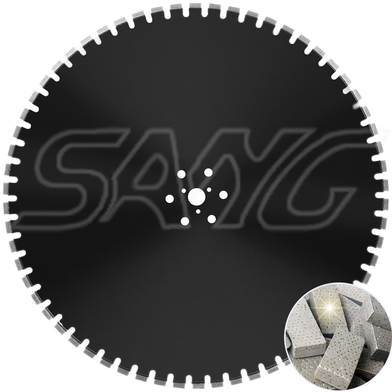 Grande lama di lama di diamante Saw lame da sega a taglio bagnato per tagliare la parete in cemento e i materiali da costruzione