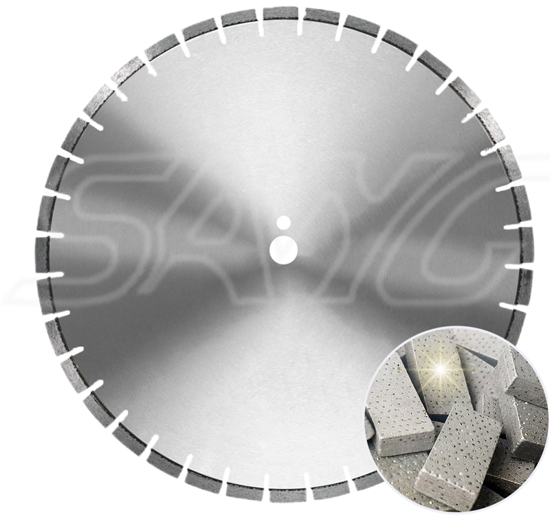 lama di sega in cemento diamante saldata per arix per macchina da taglio in cemento