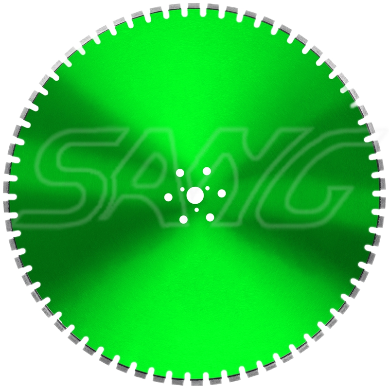Grande lama di lama di diamante Saw lame da sega a taglio bagnato per tagliare la parete in cemento e i materiali da costruzione