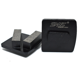 Husqvarna Redi Lock Blocco in metallo Strumenti in cemento Diamond Diamond Segmenti con 2 barre di segmento