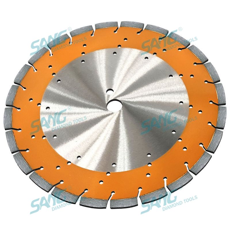 Qualità premium 350 mm da 14 pollici di saldatura laser arix tagliente per taglio del calcestruzzo