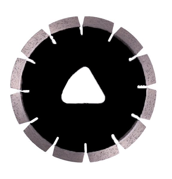 Triangle Design Early Entry Laser Diamond Saw Blade per taglio delle piastrelle in ceramica in marmo duro
