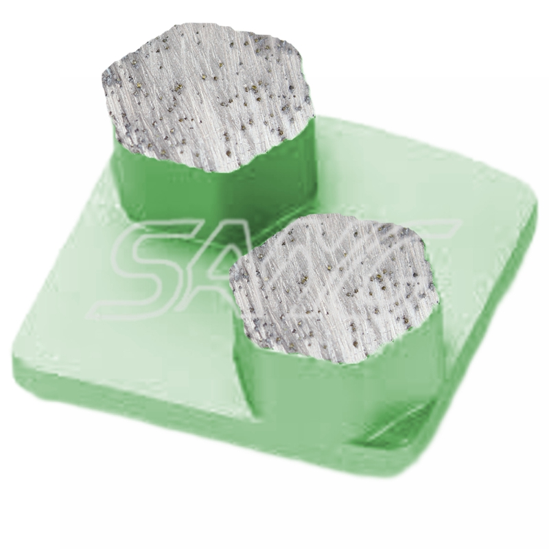 RIDI BLOCCO Diamante Diamante Strumenti di lucidatura in calcestruzzo Scarpe per macinazione diamantato per HusqVann