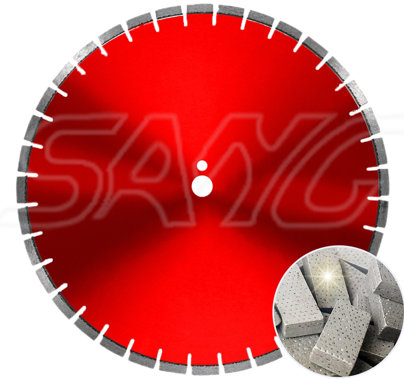 lama di sega in cemento diamante saldata per arix per macchina da taglio in cemento